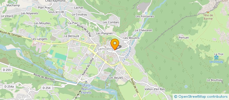 localisation de l'entreprise FERRERA à SAMOENS