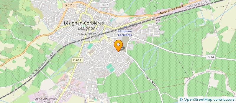 localisation de l'entreprise FERRERES à LEZIGNAN-CORBIERES
