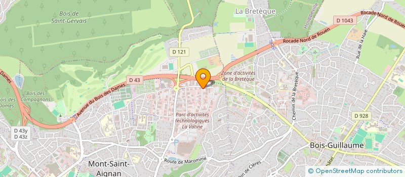 localisation de l'entreprise FERRERO FRANCE  MONT-SAINT-AIGNAN