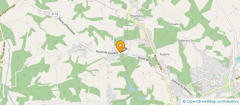 localisation de l'entreprise FERRET  GAAS