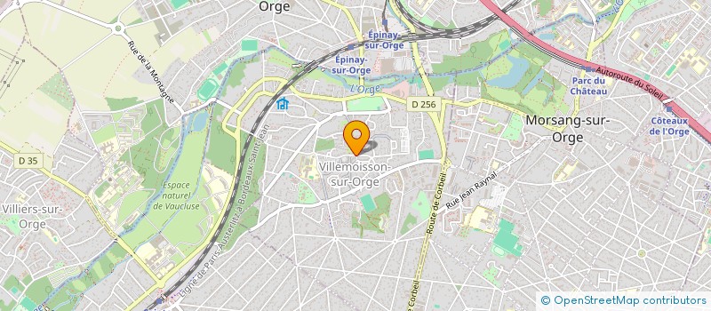 localisation de l'entreprise FERRET  VILLEMOISSON-SUR-ORGE