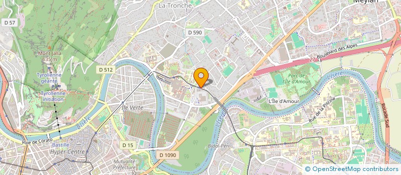 localisation de l'entreprise FERRET INVESTISSEMENTS  LA TRONCHE