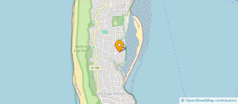 localisation de l'entreprise FERRET PARADISE  LEGE-CAP-FERRET