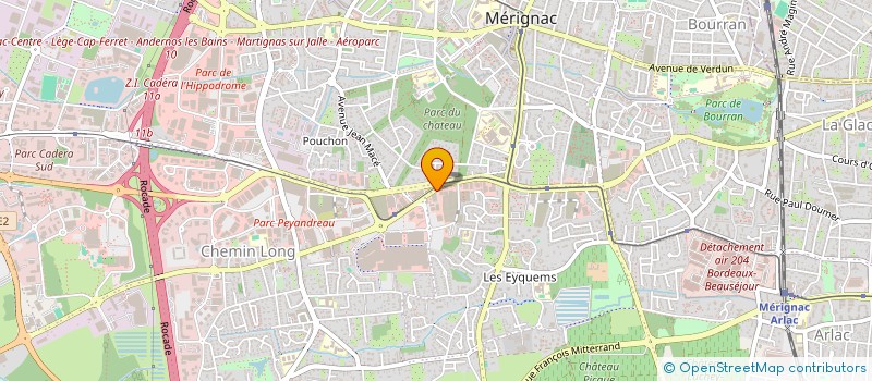 localisation de l'entreprise FERRET SOLEIL  MERIGNAC