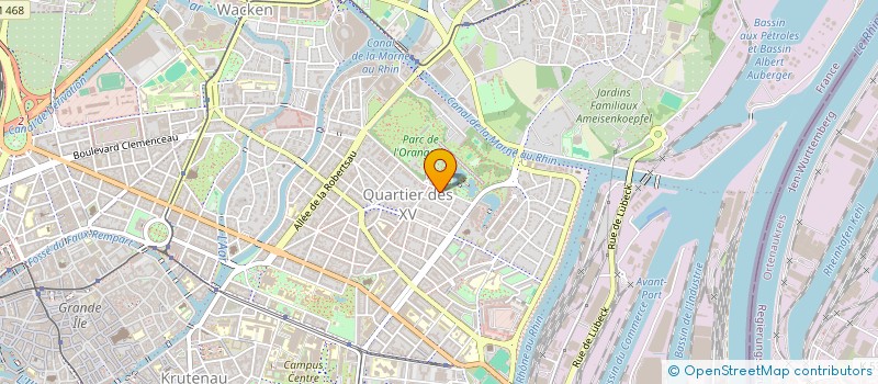 localisation de l'entreprise FERRETTE à STRASBOURG