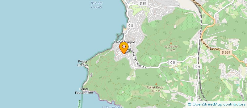 localisation de l'entreprise FERRIER à SAINT-CYR-SUR-MER