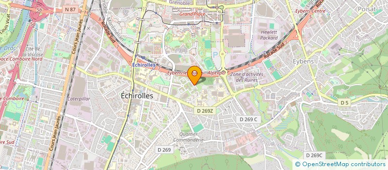 localisation de l'entreprise FERRIER ASSOCIES à ECHIROLLES