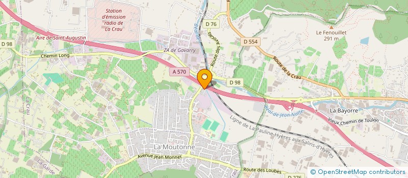 localisation de l'entreprise FERRIER - POMMIER  LA CRAU