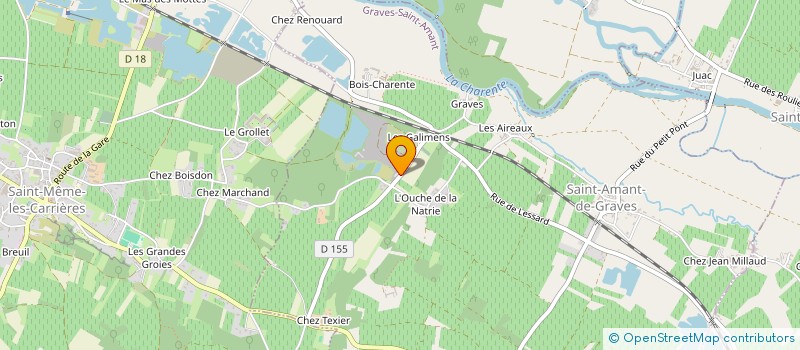 localisation de l'entreprise FERRIERE ET VRIGNON à GRAVES-SAINT-AMANT