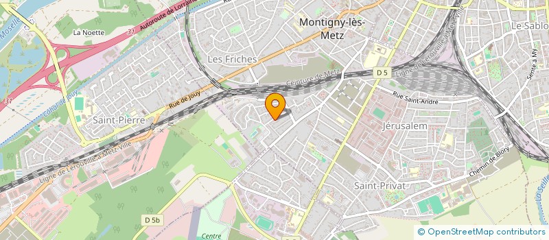 localisation de l'entreprise FERRIN CARRELAGE  MONTIGNY-LES-METZ