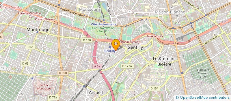 localisation de l'entreprise FERRING SAS à GENTILLY