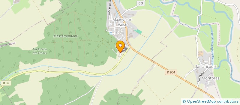 localisation de l'entreprise FERRIOL - FRERES à MAXEY-SUR-VAISE
