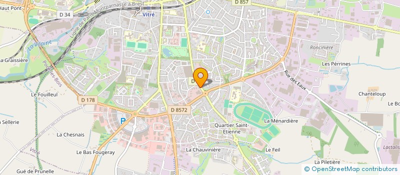 localisation de l'entreprise FERRION à VITRE
