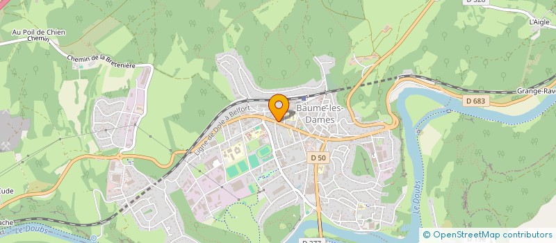 localisation de l'entreprise FERRIOT  BAUME-LES-DAMES