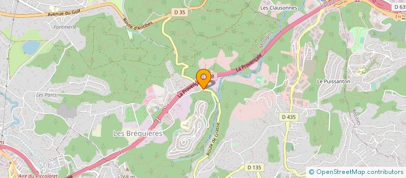 localisation de l'entreprise FERRO à MOUGINS