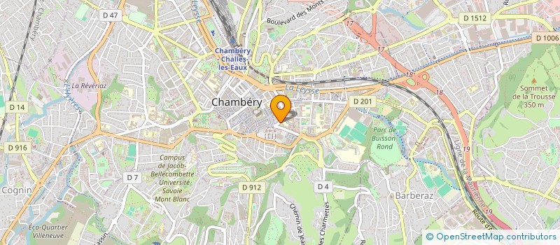localisation de l'entreprise FERRO CONSTRUCTIONS à CHAMBERY