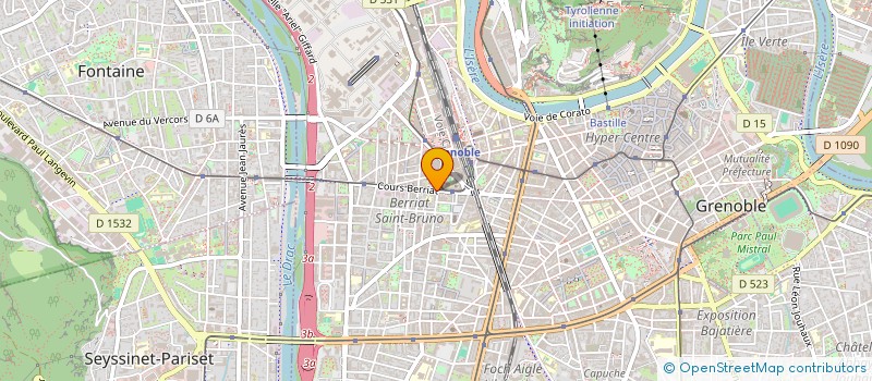 localisation de l'entreprise FERROELECTRIC  MEMORY SAS à GRENOBLE