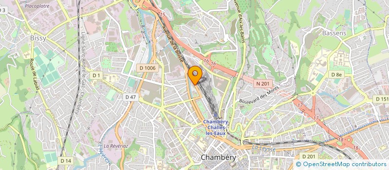 localisation de l'entreprise FERROGLOBE FRANCE à CHAMBERY