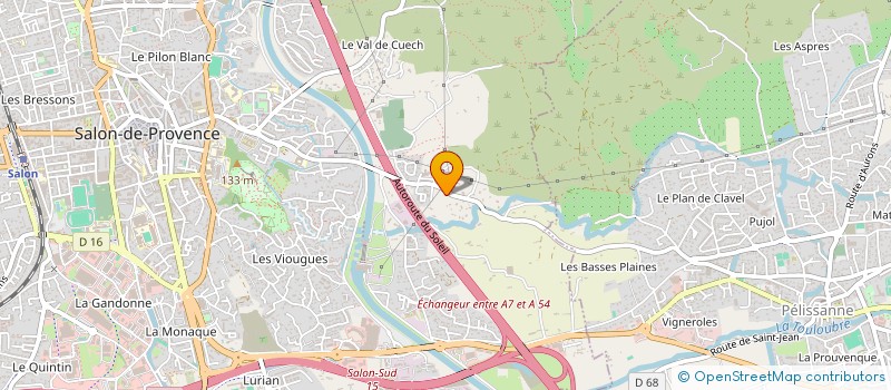 localisation de l'entreprise FERROMATIQUE  SALON-DE-PROVENCE