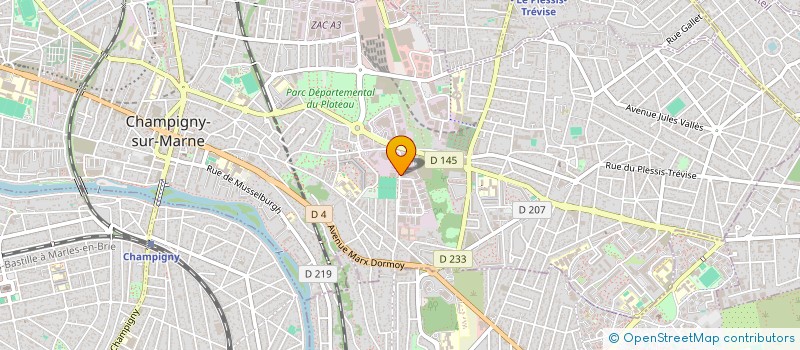 localisation de l'entreprise FERROMETO à CHAMPIGNY-SUR-MARNE