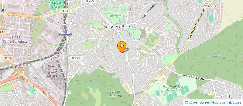 localisation de l'entreprise FERROMOVE à BRUNOY