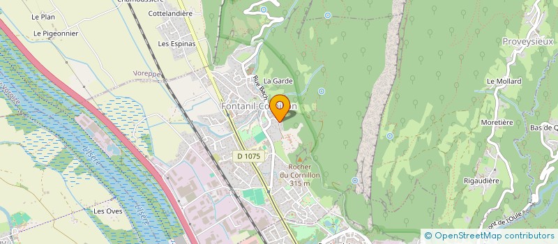 localisation de l'entreprise FERRON BONZI INVEST - FBI  FONTANIL-CORNILLON