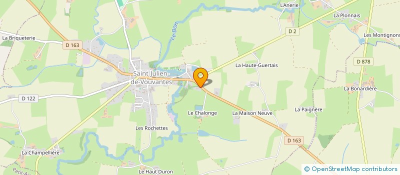 localisation de l'entreprise FERRON CONFORT HABITAT  SAINT-JULIEN-DE-VOUVANTES