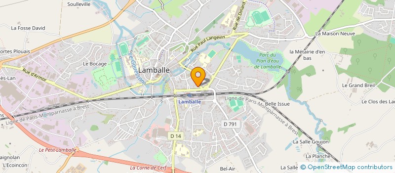 localisation de l'entreprise FERRON CONSEILS ET ORIENTATION  LAMBALLE-ARMOR