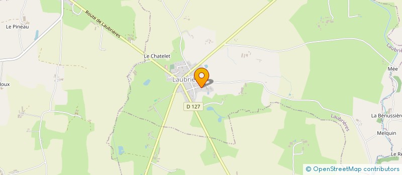 localisation de l'entreprise FERRON COUVERTURE  LAUBRIERES