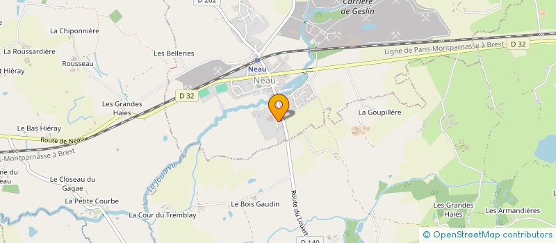 localisation de l'entreprise FERRON RECYCLAGE à NEAU