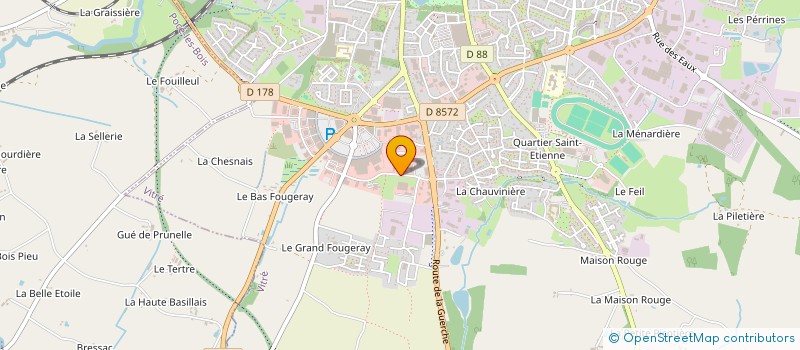 localisation de l'entreprise FERRON SERVICES  VITRE