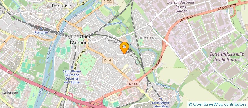 localisation de l'entreprise FERRONNERIE 95  SAINT-OUEN-L'AUMONE