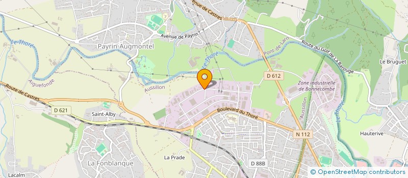 localisation de l'entreprise FERRONNERIE BOUZAC à AUSSILLON