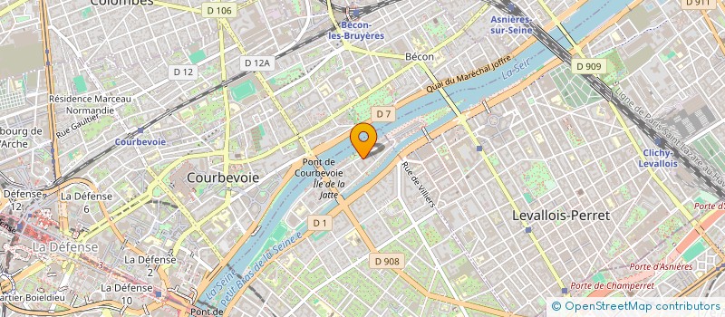 localisation de l'entreprise FERRONNERIE D'ART-SERRURERIE-BATIMENT à NEUILLY-SUR-SEINE