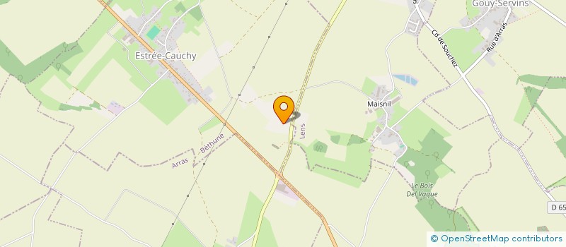localisation de l'entreprise FERRONNERIE DE L'ARTOIS à CAMBLIGNEUL