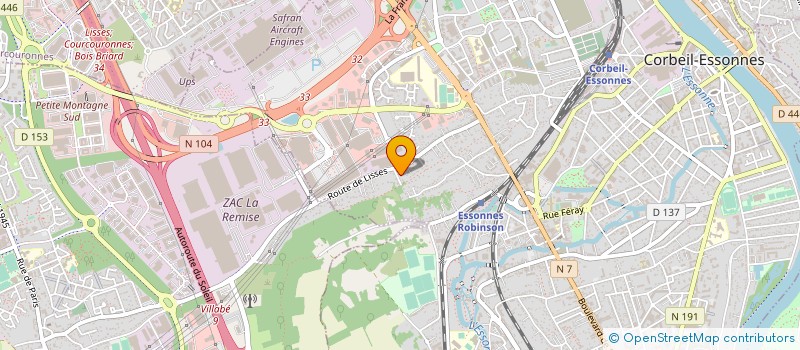localisation de l'entreprise FERRONNERIE DE L'ESSONNES FERSONNES à CORBEIL-ESSONNES