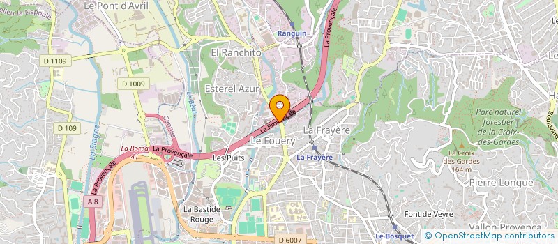localisation de l'entreprise FERRONNERIE DEROUICHE à CANNES