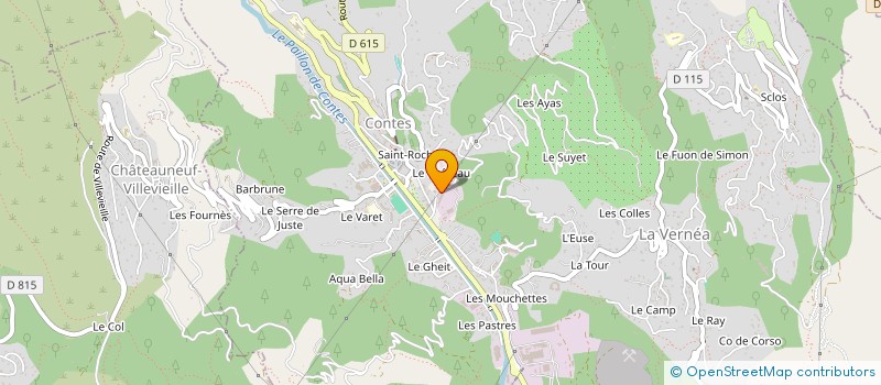 localisation de l'entreprise FERRONNERIE DU SUD à CONTES