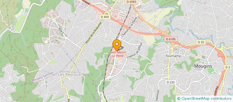 localisation de l'entreprise FERRONNERIE FER A FER à MOUGINS