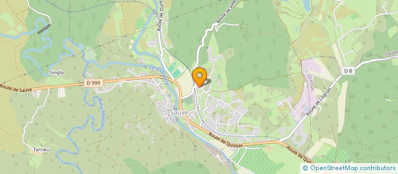 localisation de l'entreprise FERRONNERIE GARCIE à SAUVE