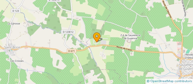 localisation de l'entreprise FERRONNERIE HERAULT à SAUVETERRE-DE-GUYENNE