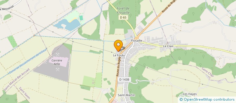 localisation de l'entreprise FERRONNERIE LE FER  SAINT-SAVIN