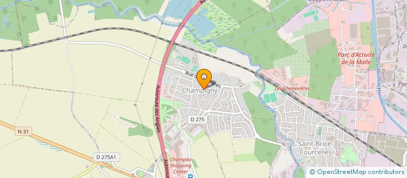 localisation de l'entreprise FERRONNERIE MARCHAND à CHAMPIGNY