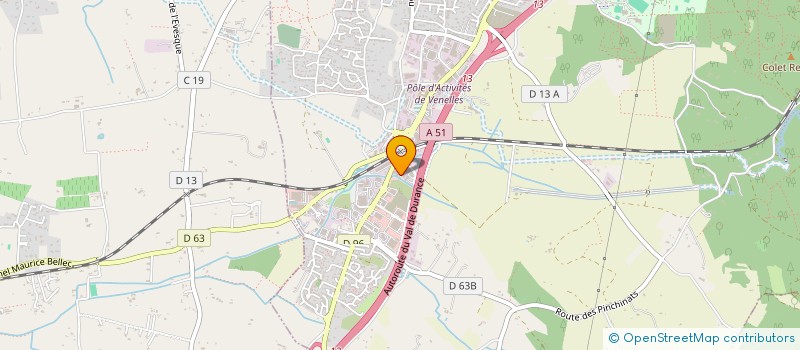 localisation de l'entreprise FERRONNERIE METALLERIE LEFEBVRE  VENELLES