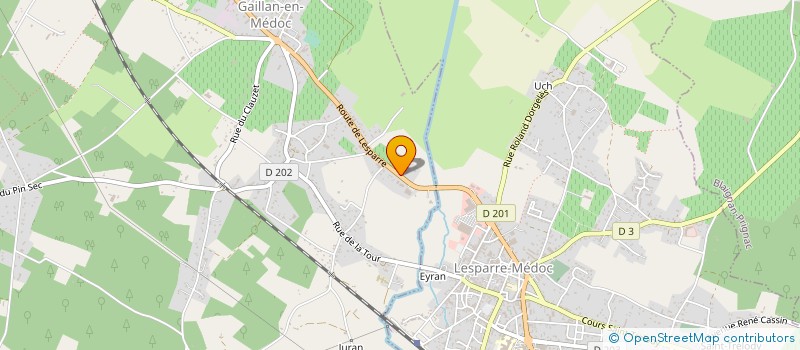 localisation de l'entreprise FERRONNERIE MEYNARD à GAILLAN-EN-MEDOC
