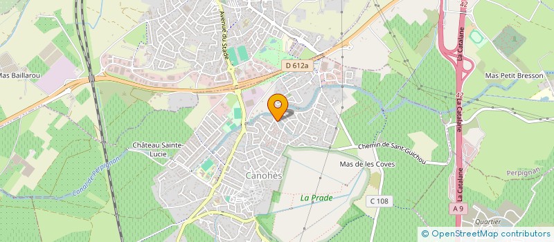 localisation de l'entreprise FERRONNERIE MICHEL à CANOHES