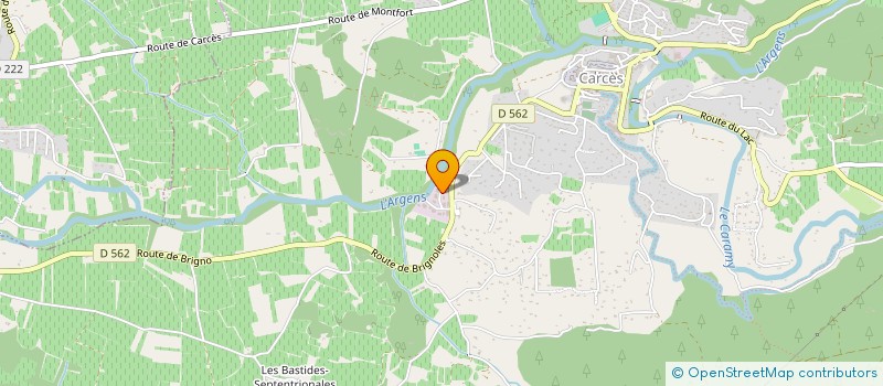 localisation de l'entreprise FERRONNERIE MICHELINE  CARCES