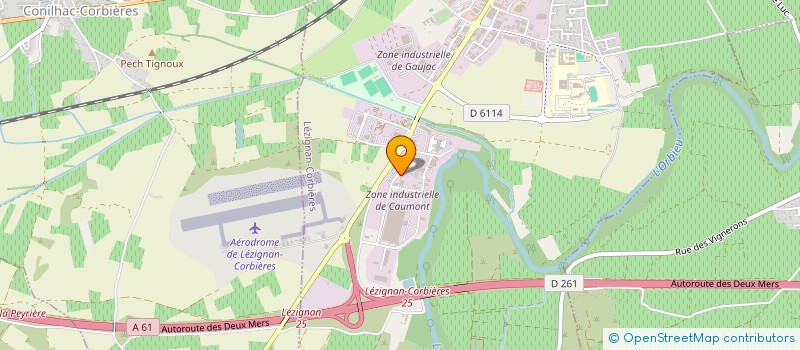 localisation de l'entreprise FERRONNERIE MIKA RUIZ  LEZIGNAN-CORBIERES