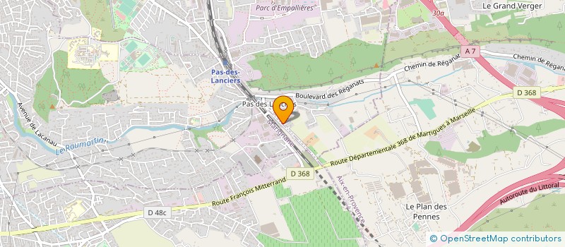 localisation de l'entreprise FERRONNERIE NOUVELLE à SAINT-VICTORET