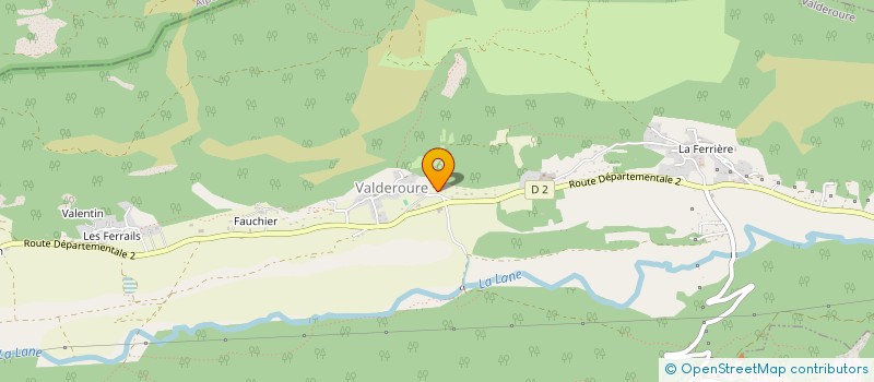 localisation de l'entreprise FERRONNERIE PANTEL  VALDEROURE